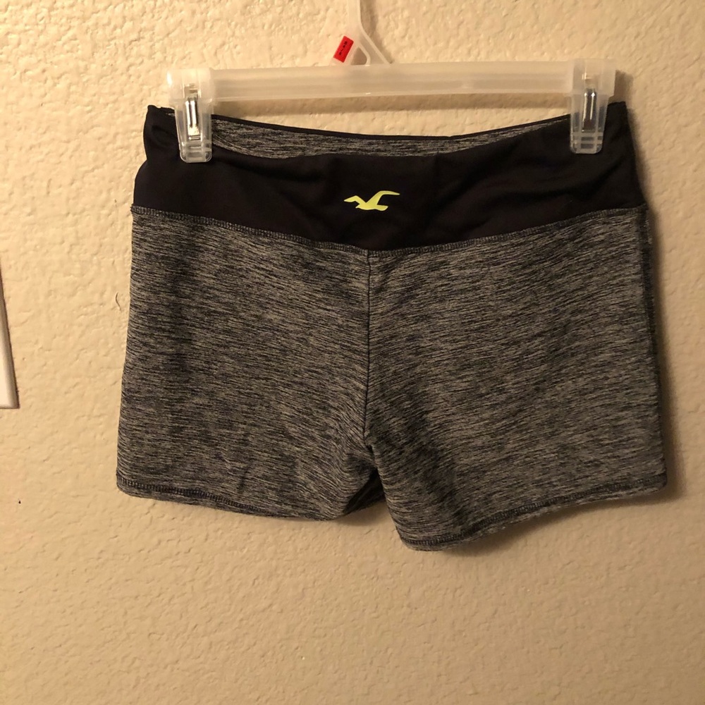 Grey hollister spandex shorts